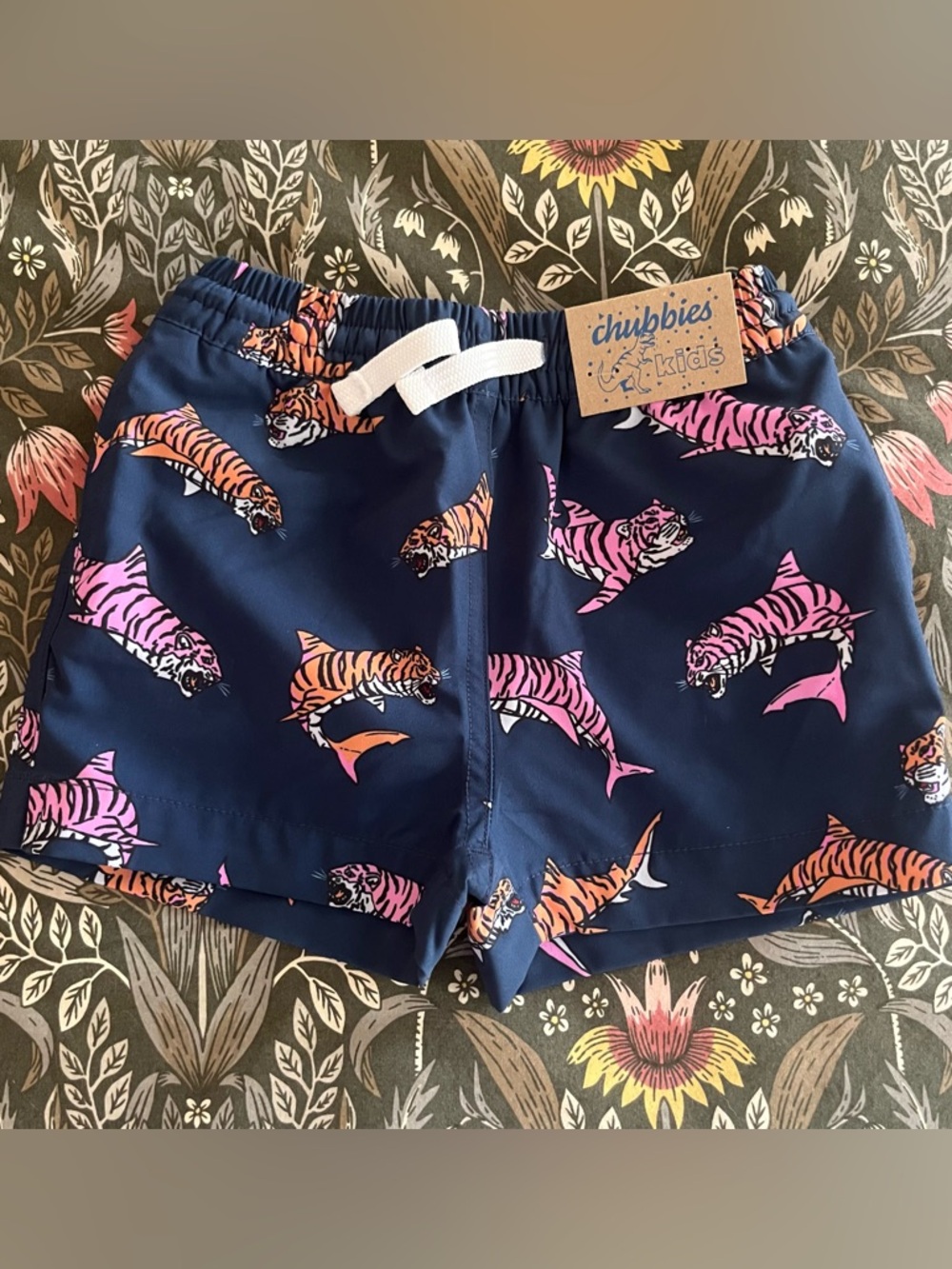 Chubbies Boys Navy Swim Shorts